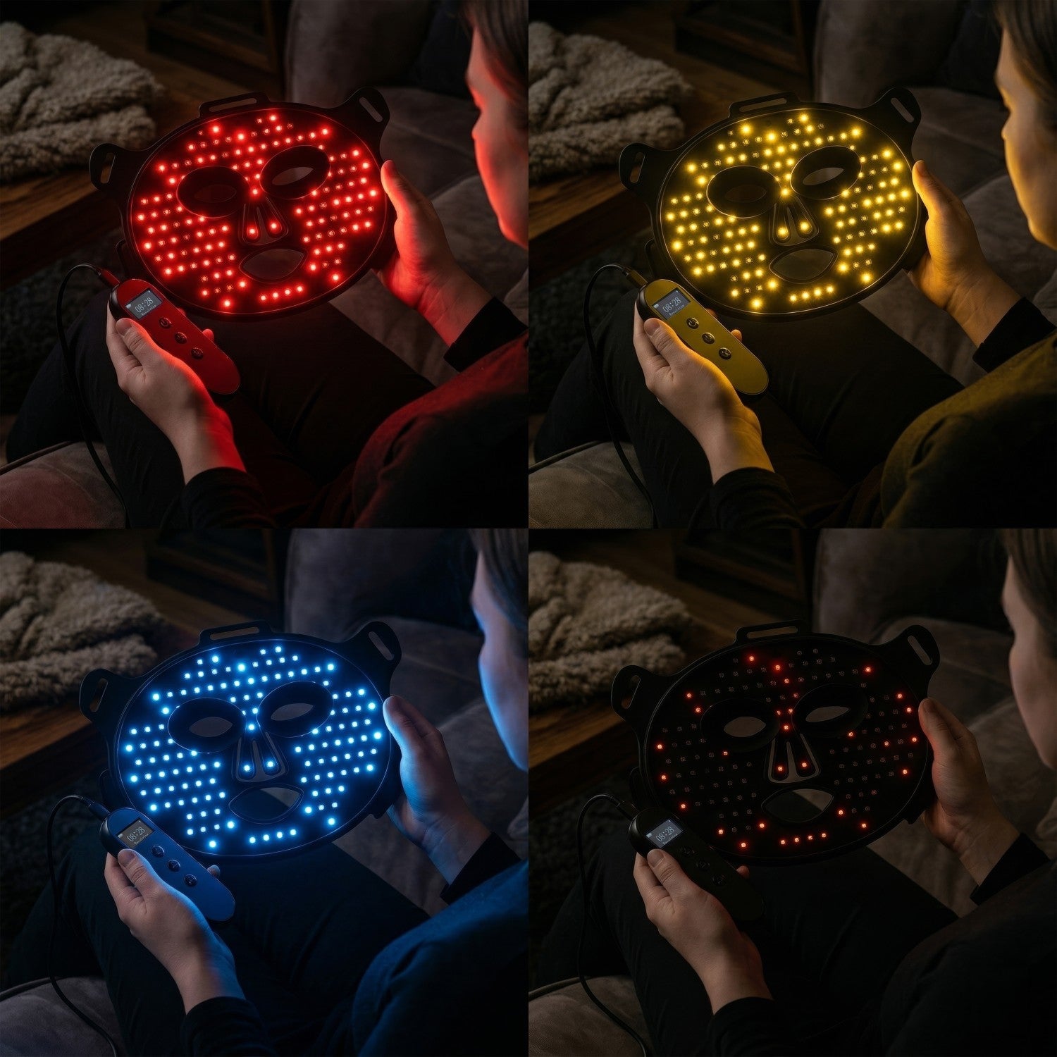 Maska Led do terapii światłem Medivon Lumi