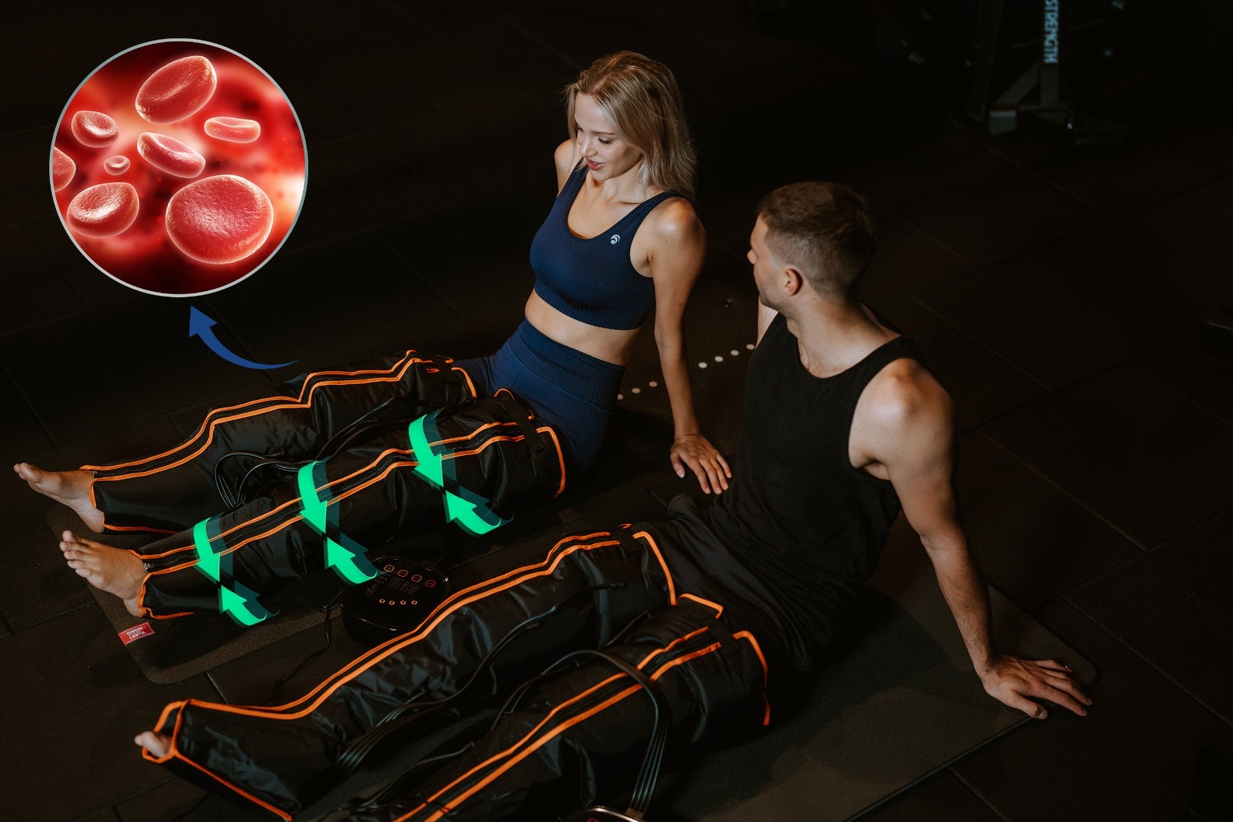 Nogawki do drenażu limfatycznego Medivon Portia Leg